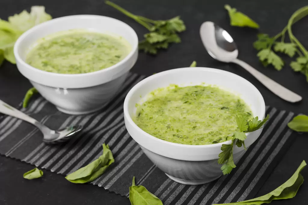 soupe concombre menthe