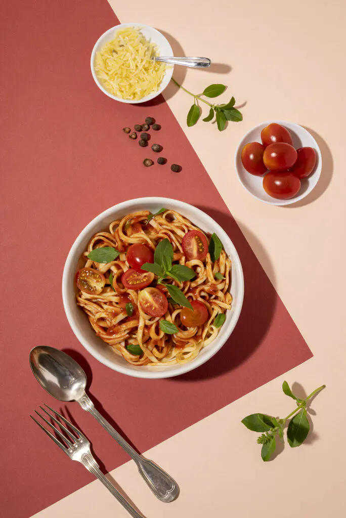 pates tomates basilic